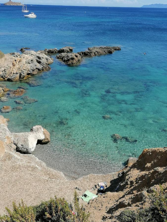 Coin De Paradis Vue Dominante Sur Mer, Montagne Et Tour Genoise Avec Jacuzzi Pino 외부 사진