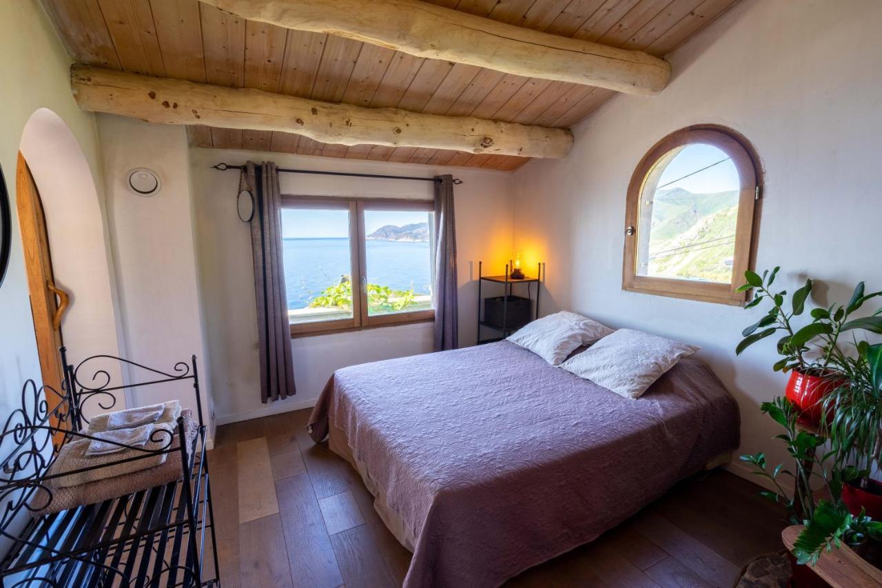 Coin De Paradis Vue Dominante Sur Mer, Montagne Et Tour Genoise Avec Jacuzzi Pino 외부 사진