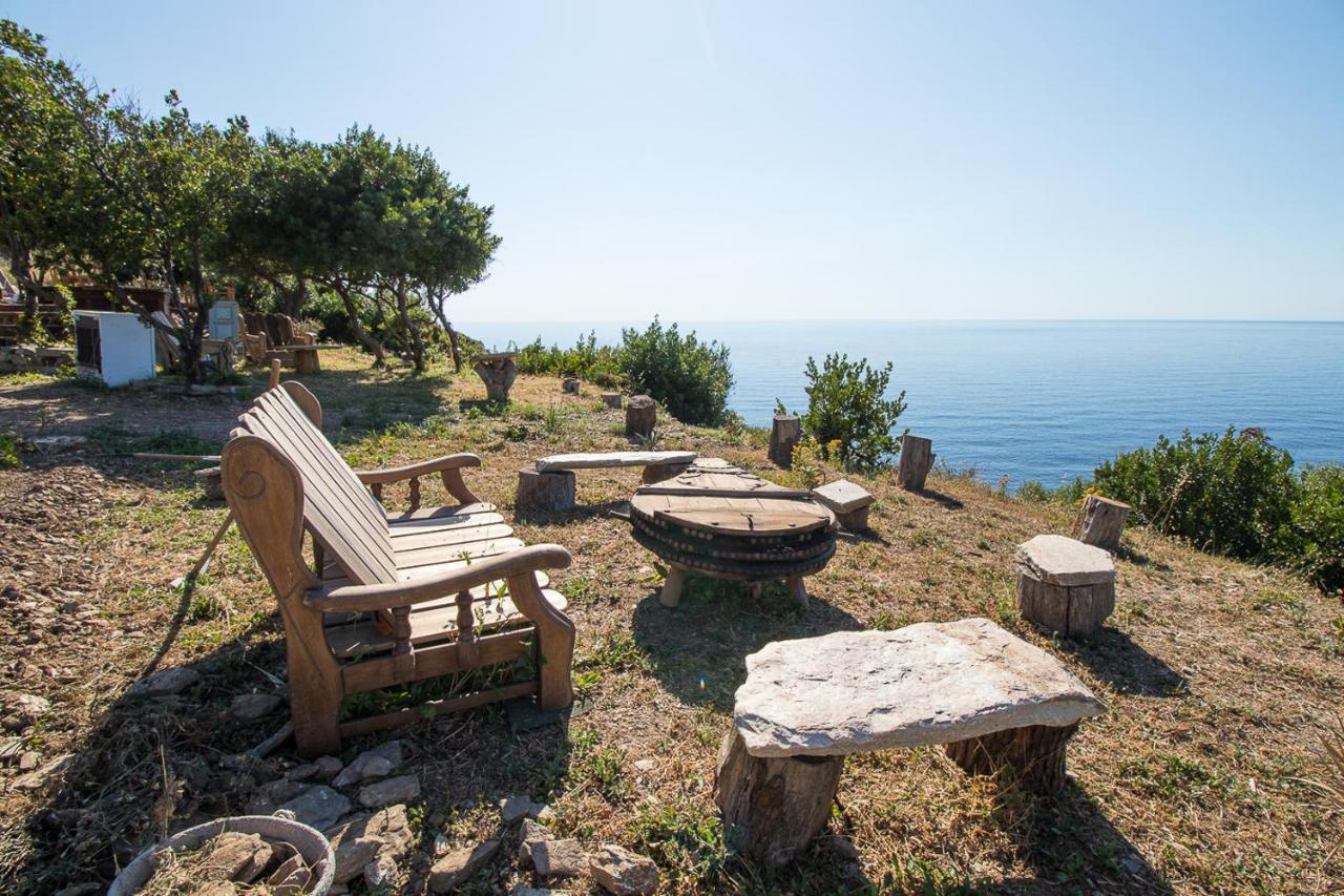Coin De Paradis Vue Dominante Sur Mer, Montagne Et Tour Genoise Avec Jacuzzi Pino 외부 사진